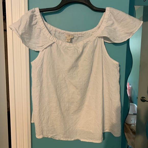 J Crew off the shoulder top - Picture 1 of 1